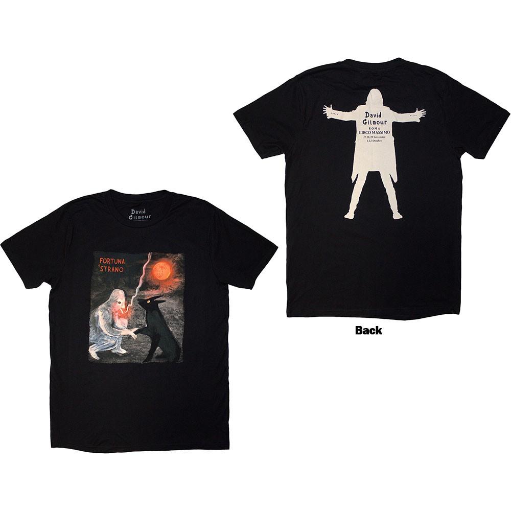 David Gilmour Luck  Strange Fortuna E Strano T-Shirt Black New M