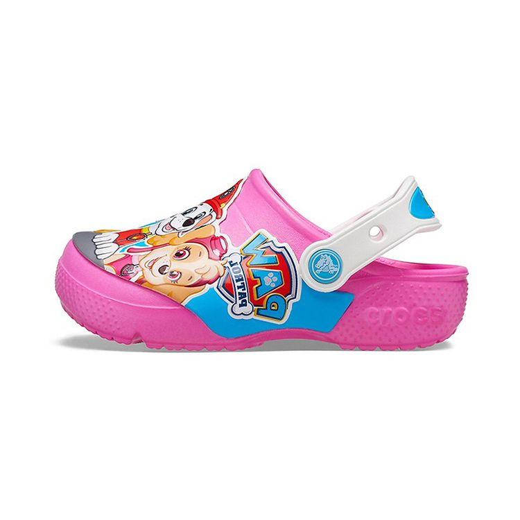 Crocs Classic Clog Paw Patrol Trendy Versatile Hole Sports Sandals Kids Sandals Electric-Pink 206276-6QQ