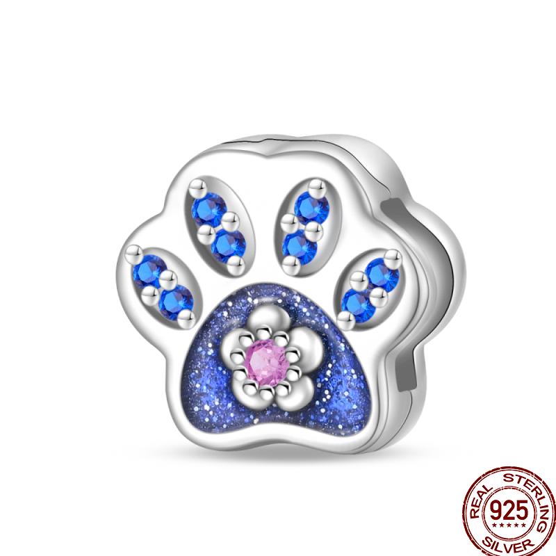 Copper Dessert Afternoon Tea Series Pink Zircon Sweets Playground Series Suitable Fit Pan Original Bracelet Diy