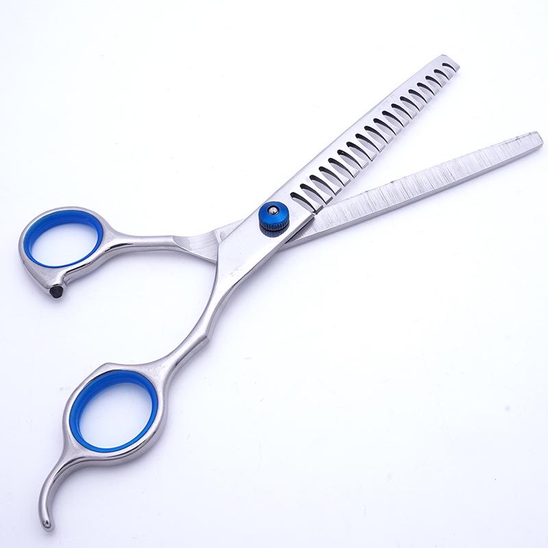 Professional Dog Grooming Scissors Set - Curved and Thinning Shears