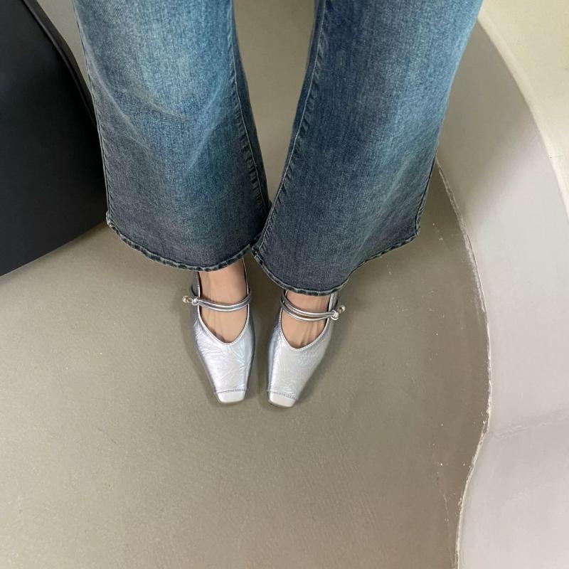 Fashion Summer Flat Shoes Women Pointed Toe Slingbacks Luxury Quality Suede Leather Walk Shoes Woman String Bead Runway Sandals Women