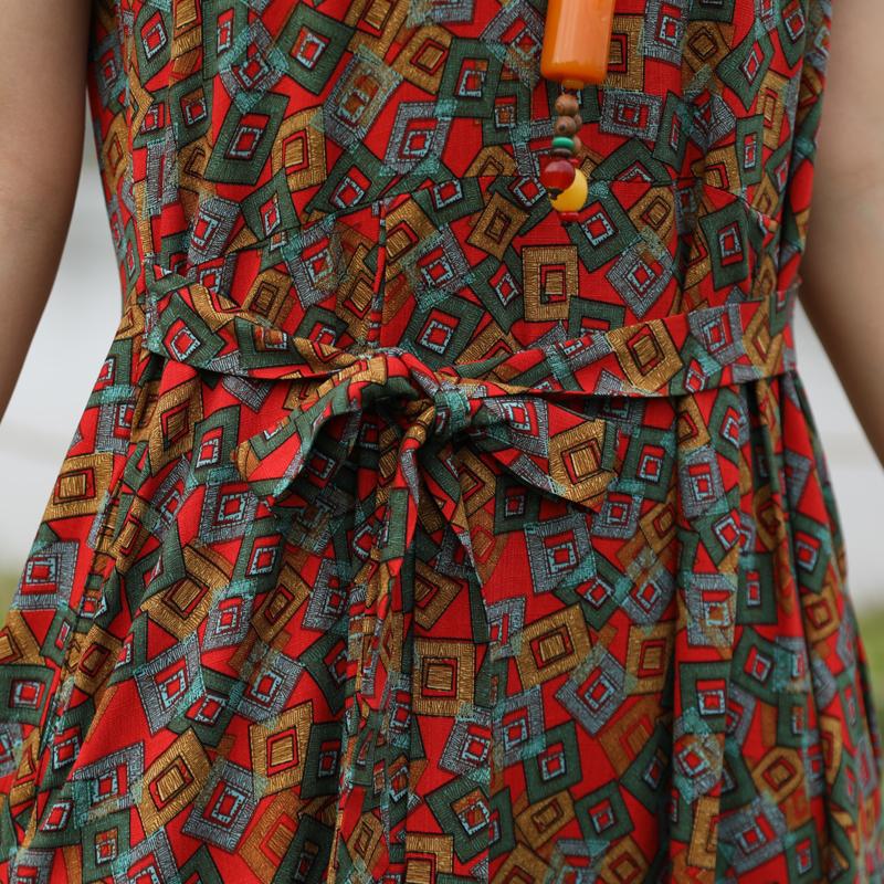 Women's Elegant Dresses Summer Vintage Clothes Casual Short Sleeve Summer Long Dresses