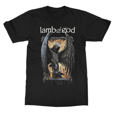 Hot Lamb of God Band Graphic Cotton T-shirt Unisex Summer Short Sleeve Fashion Brand Tee Luxury Casual Vintage Retro Top