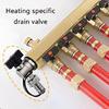 User Friendly Heating System Valves  with Temperature Resistance High Efficiency Radiator Valves for Long Term Use