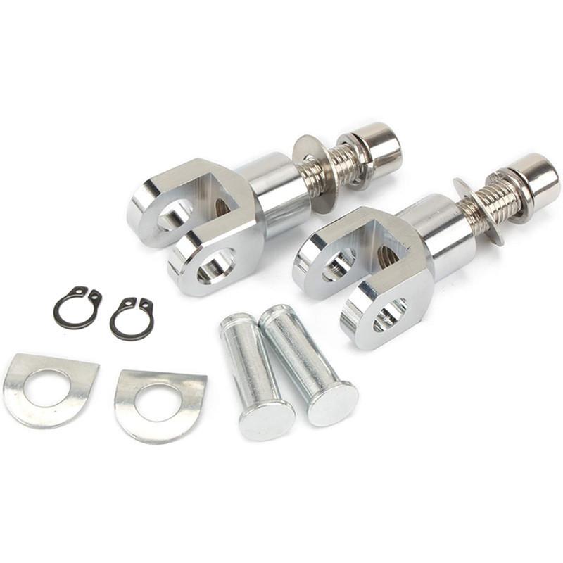 Motorcycle Rear Passenger Foot Peg Support Mount Clevis Kit with Hardware for Softail FXST for Harley Dyna FXR FX,29mm Aluminum Footrest Bracket