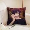 game art manga anime Slow Damage Towa cushion cover Plush Fabric Soft Double Sided Print Sofa Cushion Cover Throw Pillow Covers