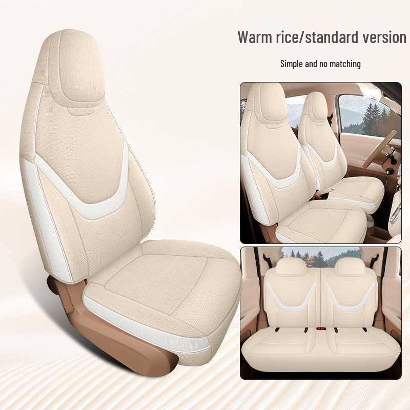 Wuling Hongguang MiniEV Macaron Linen Seat Covers - 5th Gen, 26 Models