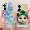 For Xiaomi Poco X8 Pro 5G Case Cute Cat Peacock Painted Cover Soft Slim Phone Case For Xiaomi Poco X8 Pro Max PocoX8 Pro 5G Bags