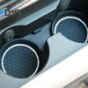 2Pcs Car Coasters Wear Resistant Universal Fit Scratch Prevention Heat-Insulated Non-Slip Cup Holder Mats Silicone Cup Holder Insert