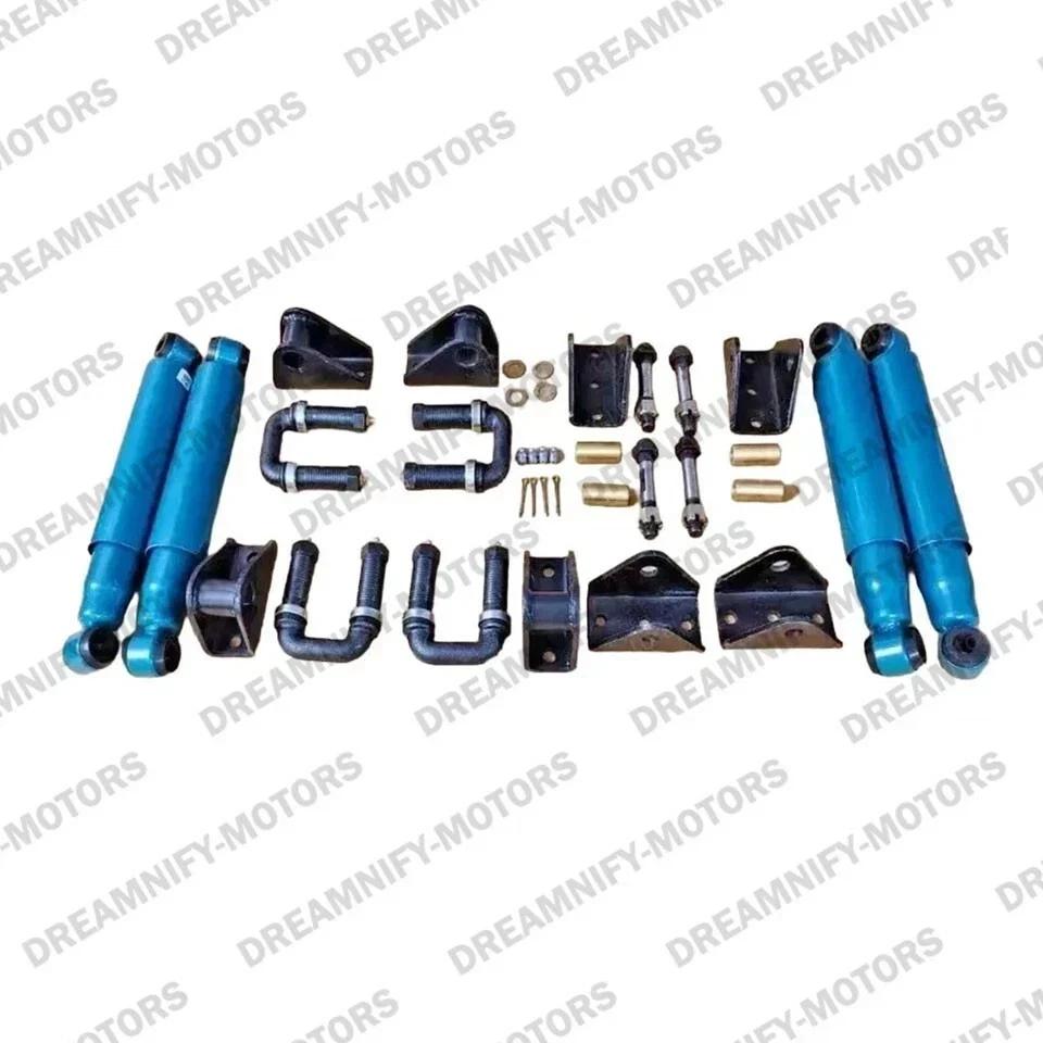 

Complete U Shackle Suspension Kit Fit For Willys Jeep MB GPW CJ 2A 3B M38A Truck