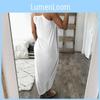 Elegant Plus Size Women Summer Maxi Dress With Sleeveless High Waist Design