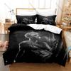 2026 MGK Duvet Cover + 2 Pillowcases Dark Street Punk Line Art Print Soft Quilt Cover Set Pop Punk Themed Bedroom Decoration