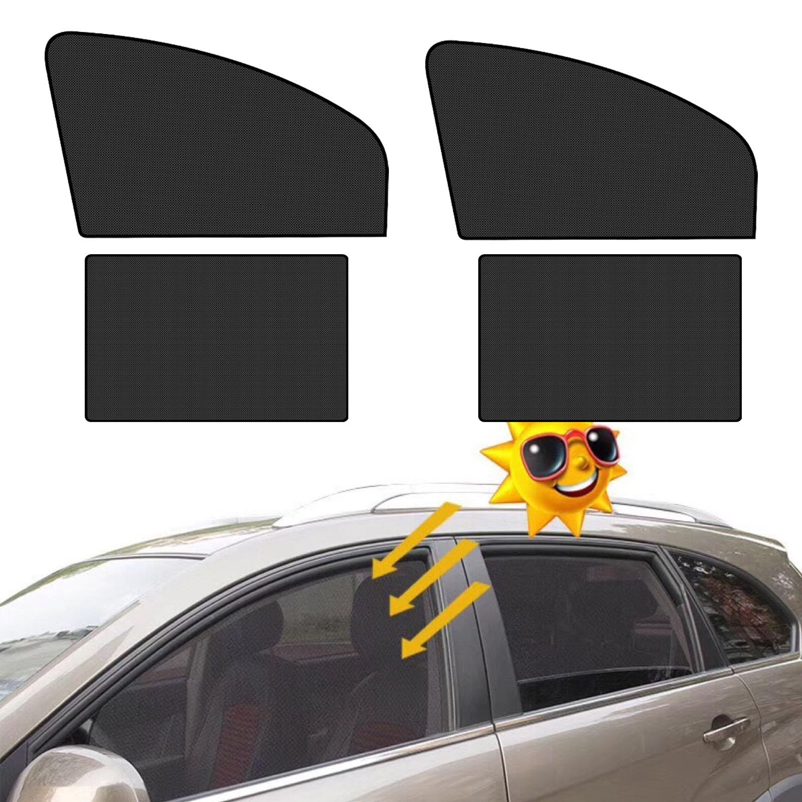 

Nissan Note 2nd Generation E12/HE12/NE12/SNE12 Type 2012-2020 Magnetic Side Sun Shade for Cars, Mosquito One Size