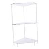 3 Tier Triangular Acrylic Corner Side Table Small Corner Side Table Bathroom Organizer Water