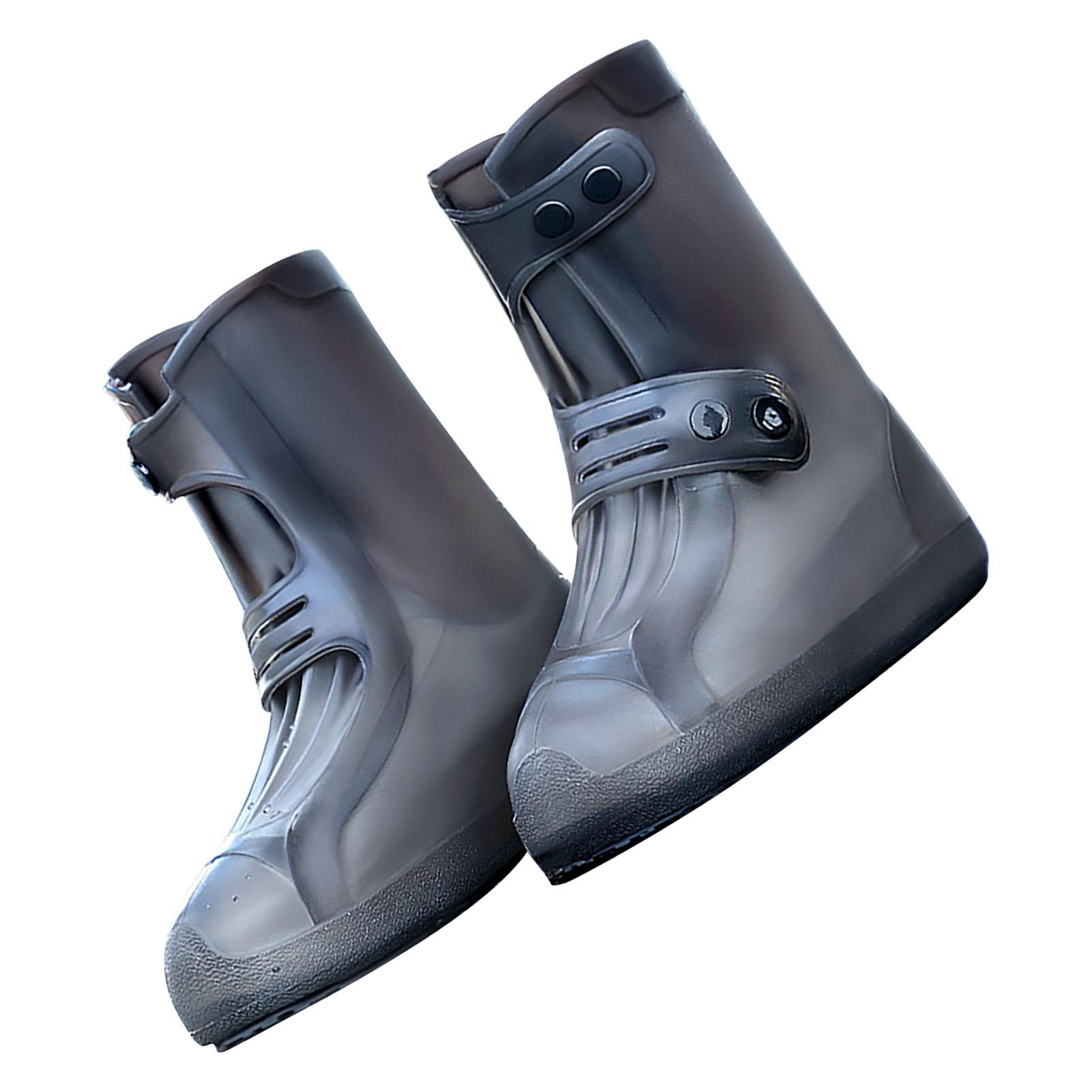 Waterproof Rain Boots Cover Silicone Comfortable Prevent Slip Thickened Outdoor Rain Shoe Covers for Men Women Fishing Hunting