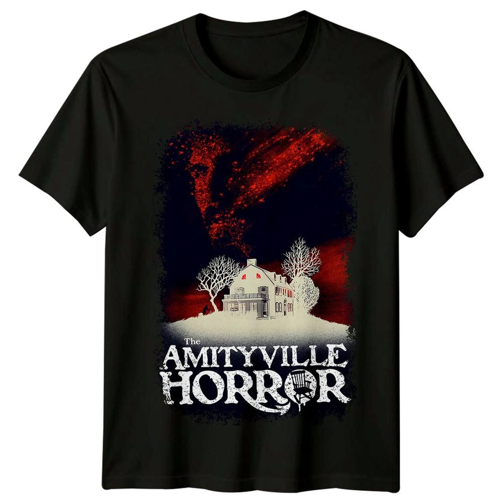 

Ужас Амитивилля (1979) Футболка в стиле постера фильма, ретро, унисекс 4XL