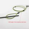 Stringer Fish Holder Kayak Fishing Big Game Fish Needle Hook for Diving Fish Stringer with Clip and Stainless Cable
