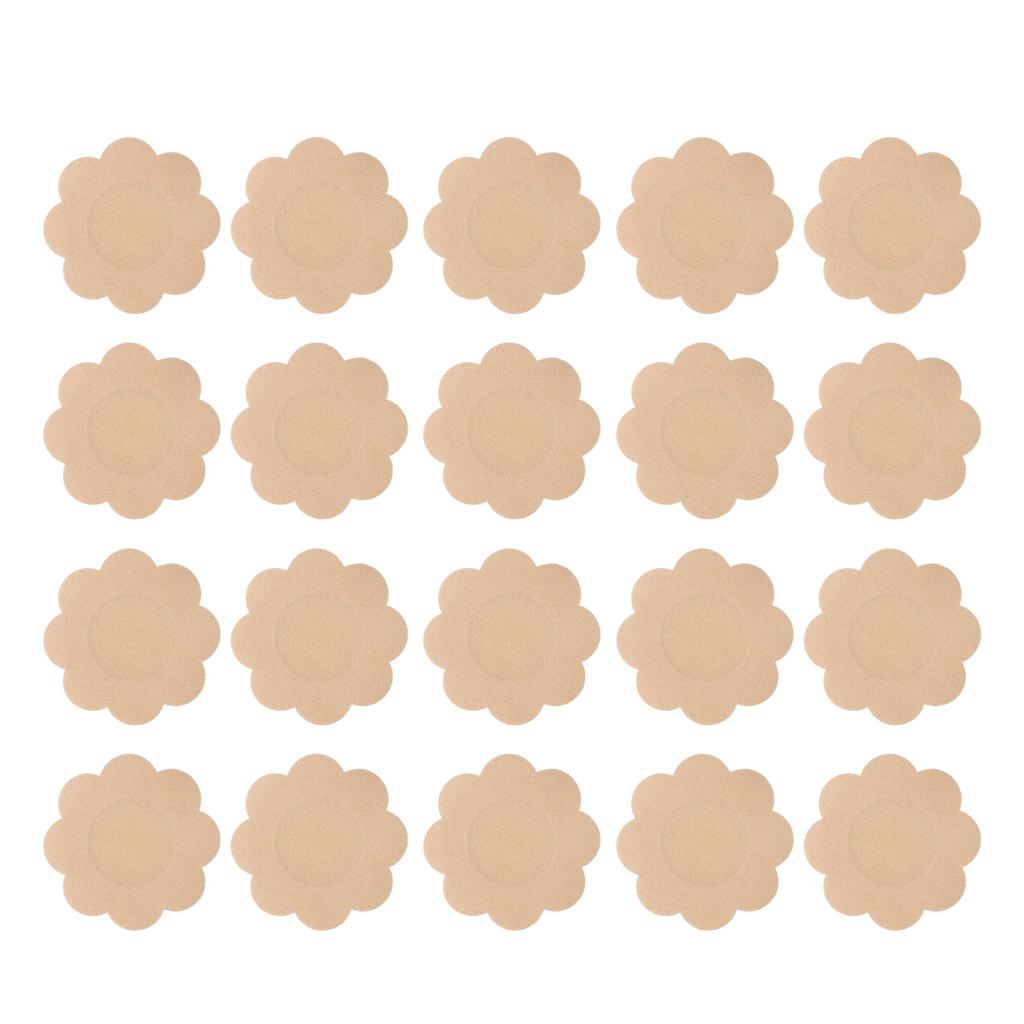 20pcs Disposable Nipple Stickers Adhesive Ultra Thin Boob Covers Breathable Breast Pasties for