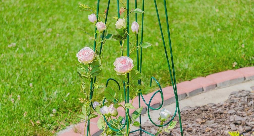 KADAX Garden Pergola Pyramid For Flowers Roses Climbing Plants