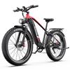 Elektrische Fiets Duotts F26 Lite 26" Dikke Banden 750W Motor Volwassen Elektrische Fiets 48V 18AH Dubbele Schijfremmen Maximale Belasting 150Kg
