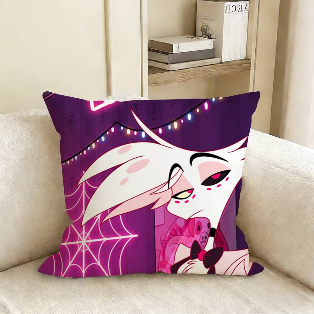 

Angel Dust HHazbin HHotel Pillow Case Living Room Sofa Cushion Cover Suitable For Home Bedroom Room Decoration 30X30cm