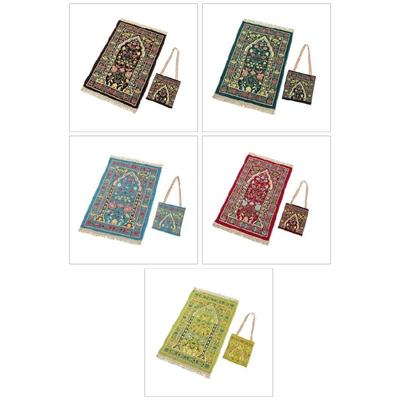 Muslims Islamic Prayer Mat Soft Comfortable Washable Worships Mat Rugs 70x110cm