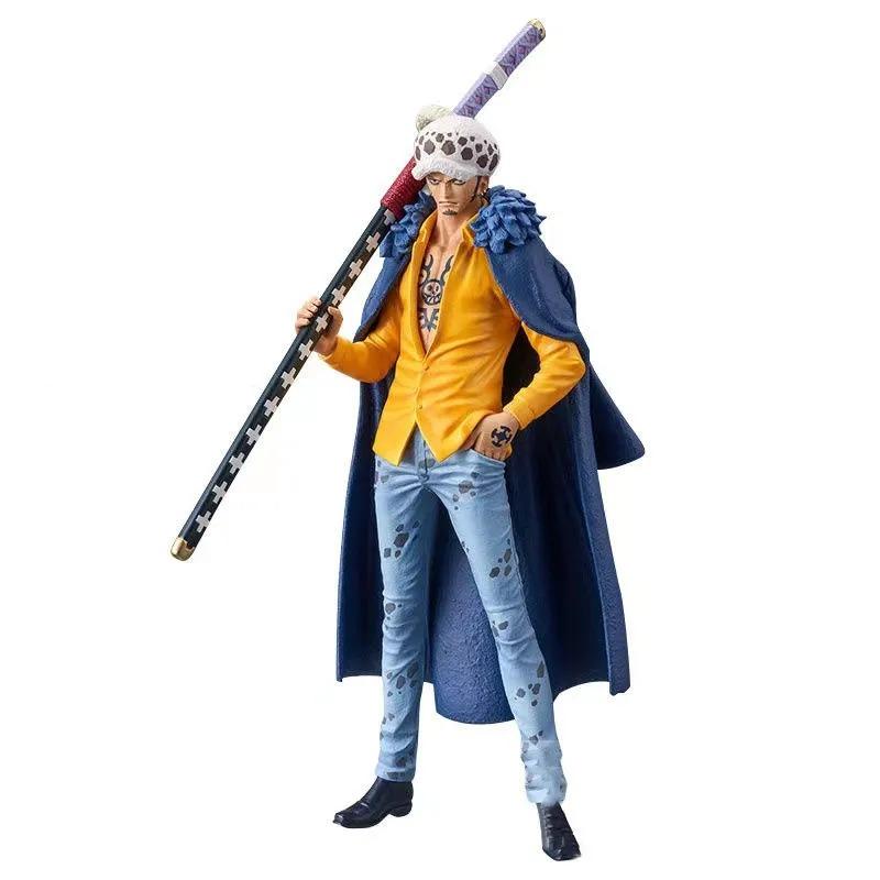 

18CM One Piece Luffy Figure Roronoa Zoro Three-Blade Sa-Maximum Manga Anime Statue PVC Action Collection Model Toys For Children жёлтый