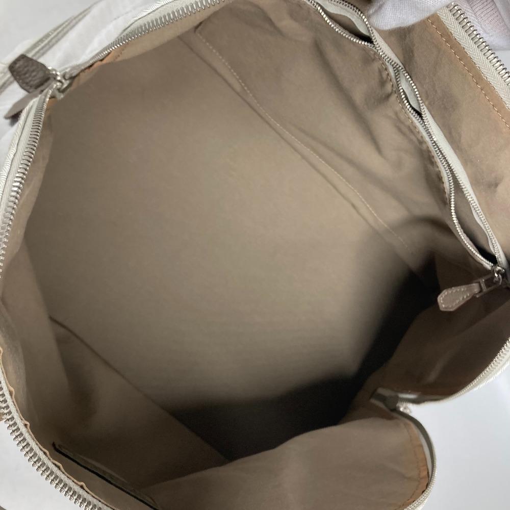 HERMES Sac de Golf 40 Bags Golf Bags Hand Bag Beige/White