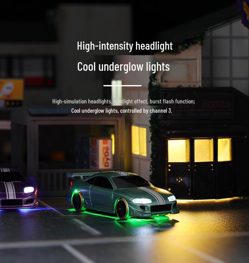 1:76 Scale Turbo Racing RC Drift Car Model - C61 C62 C63 C64 Simulation