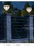 Super Bright LED Diamond Post Cap Light - Waterproof Outdoor Garden & Courtyard Lamp