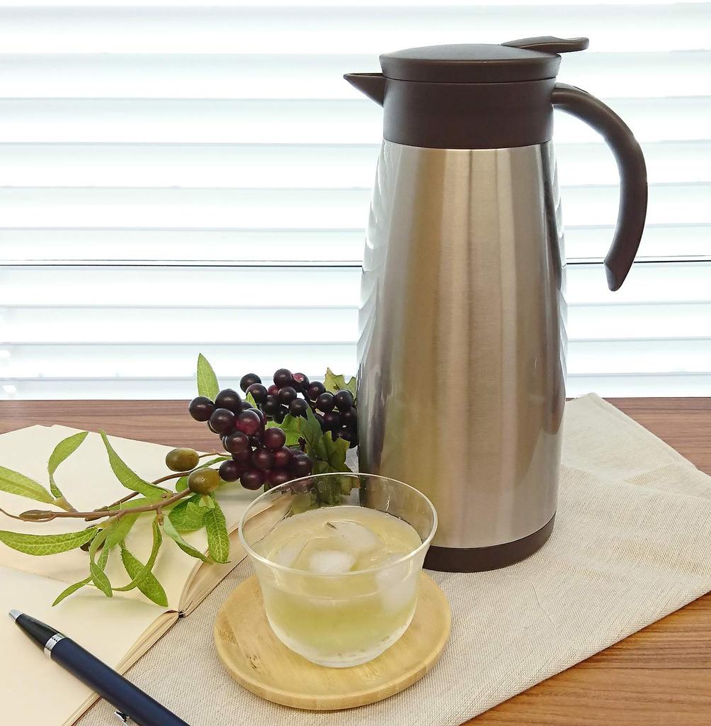 Bestco Insulated Tabletop Pot, Stainless Steel, 1.5L, Eco-De-Thermo, ND-4243