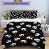 3pcs Skull Pattern Bedding Set, Breathable and Soft, Suitable for All Seasons, Ideal for Home Use, Suitable for Bedroom Decor 21145