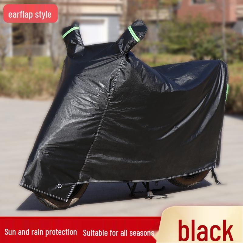 Two-Tone All-Season Motorcycle cover with Sun and Rain Protection Storage Bag Included M (2m)