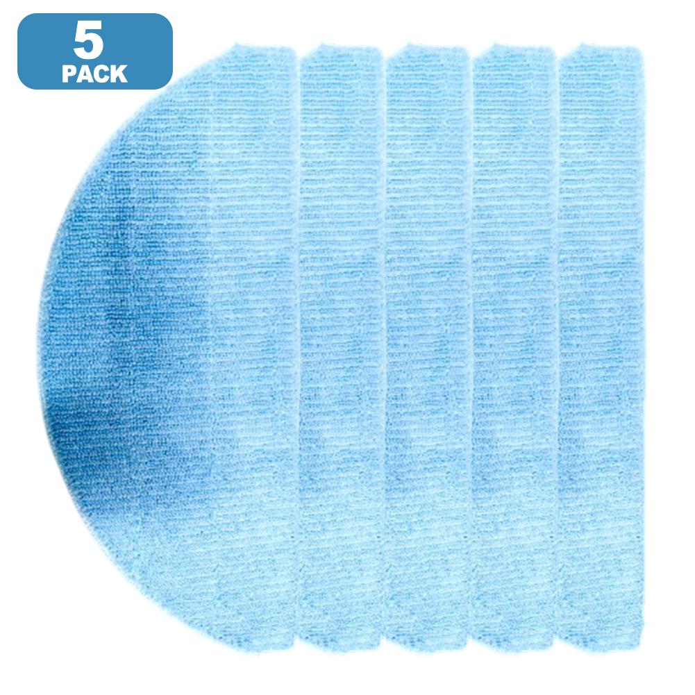 Washable Reusable Microfiber Mop Cloth Kit For ILIFE A30/A30 Pro Robot Vacuum And Mop, Blue, 2/5 Pcs