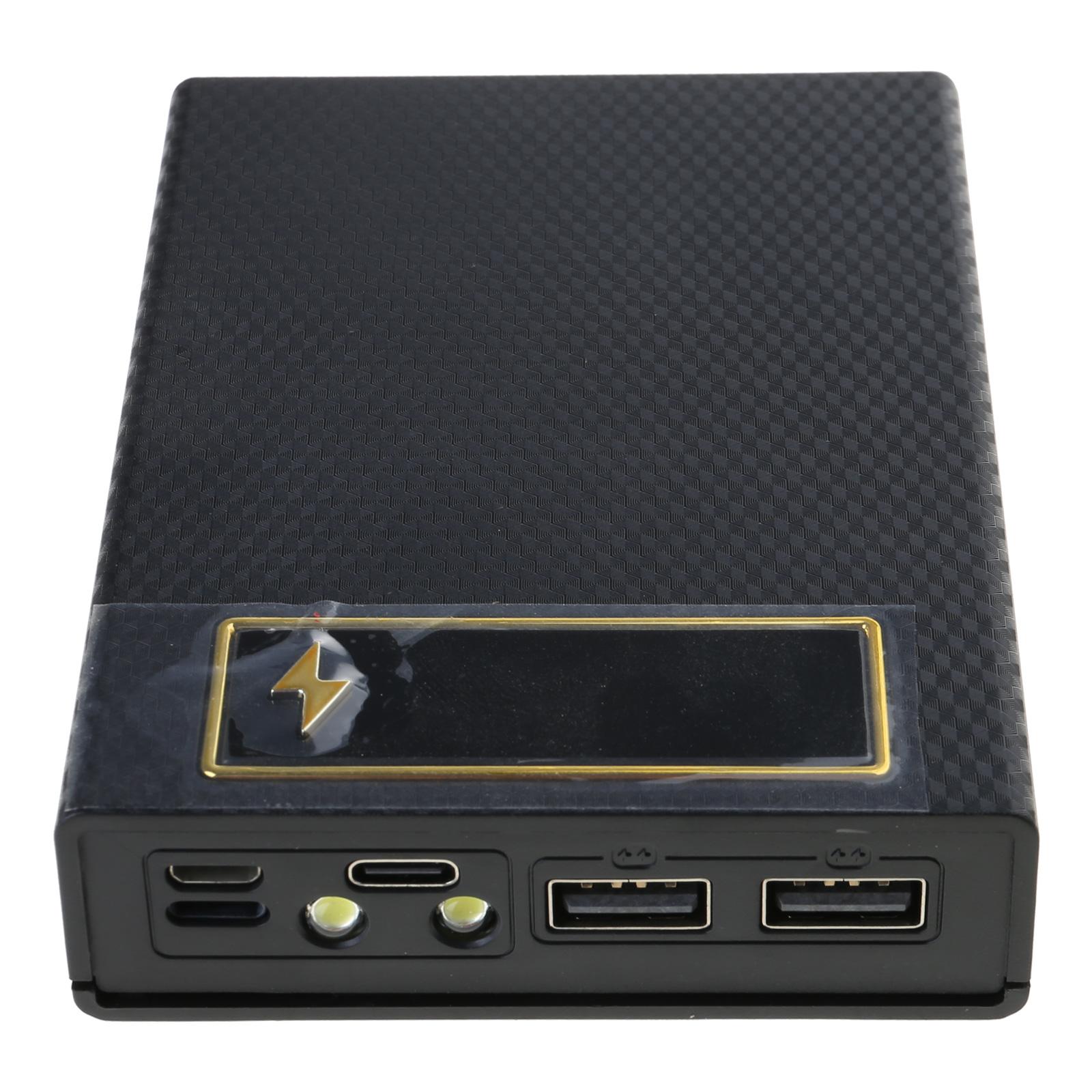 Portable DIY Power Bank Box with Quick Charge 4x18650 Battery Holder High Capacity Detachable Case Outer Shells