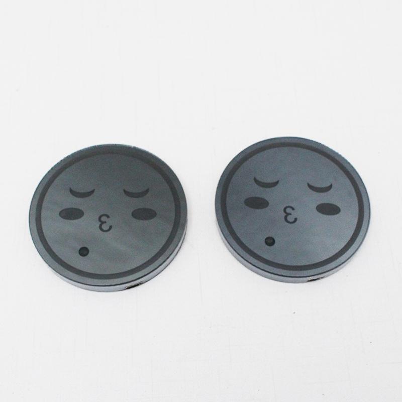 1Pair 2.67" ABS Creative Car Cup Mat With Decorative RGB LED Waterproof