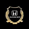 H 2pcs Car Door Projector Lamps Welcome Shadow Lights For Honda Civic Fit Jazz Accord HRV CRV City Passport Pilot Vezel stickers TP6