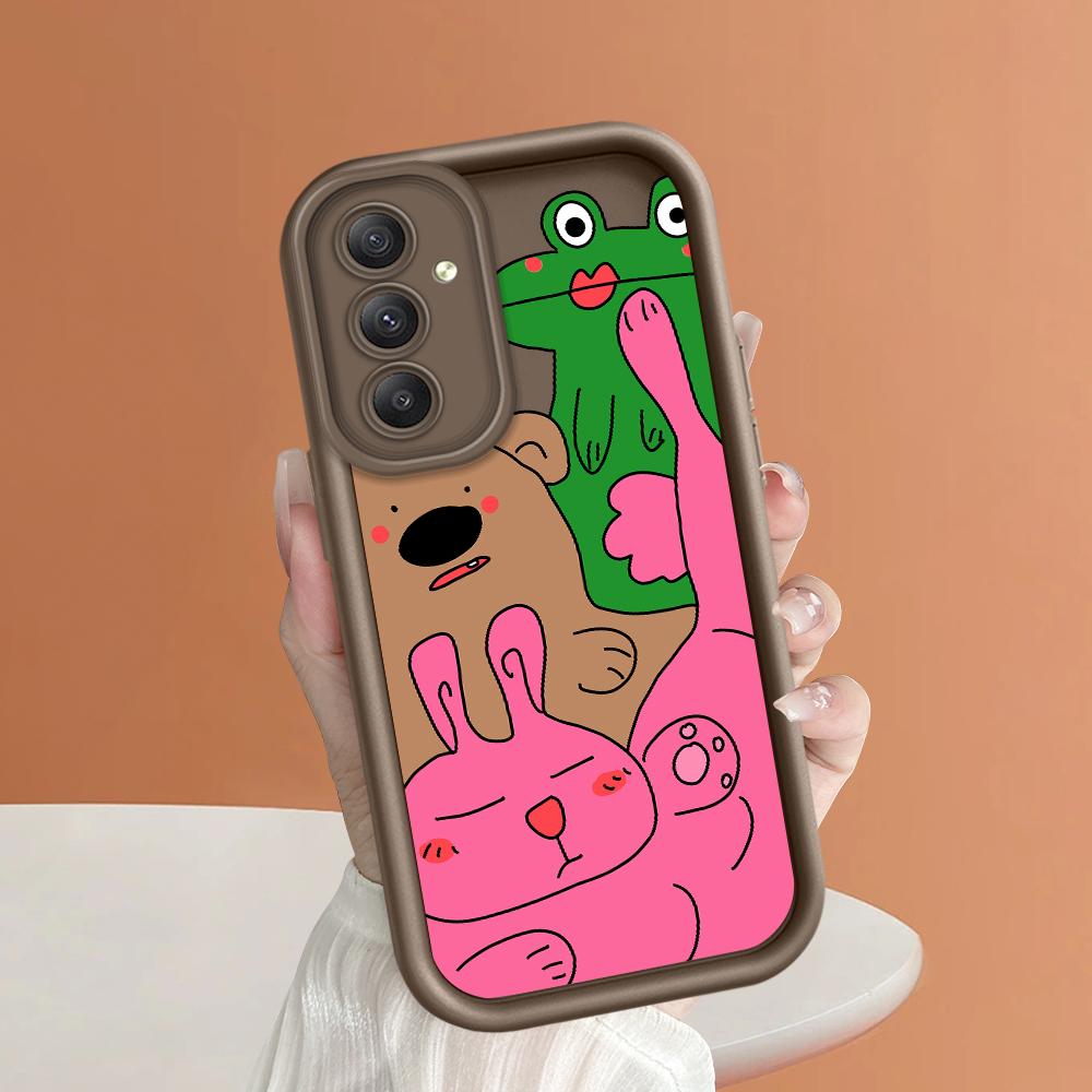 

Мягкий силиконовый квадратный чехол с рисунком лестницы для телефона, полное покрытие, противоударный защитный резиновый чехол для камеры для Samsung Samsung M20 коричневый