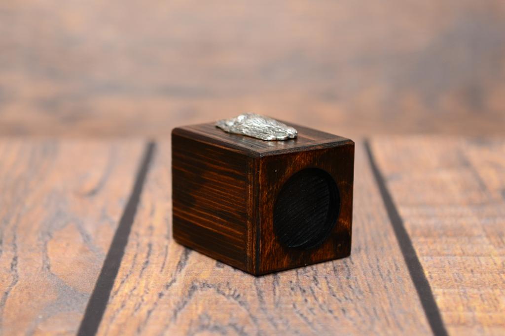 Briard, Berger De Brie I - Wooden Candle Holder with a Dog, a Unique Souvenir After Losing a Dog, a Handicraft from the Art-Dog Brand