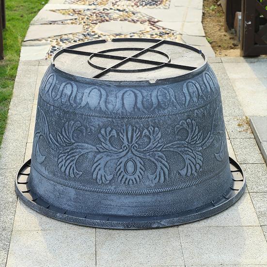 Blumentopf Große Kapazität Harz Pflanzgefäß Mehrzweck Outdoor Garten Topf