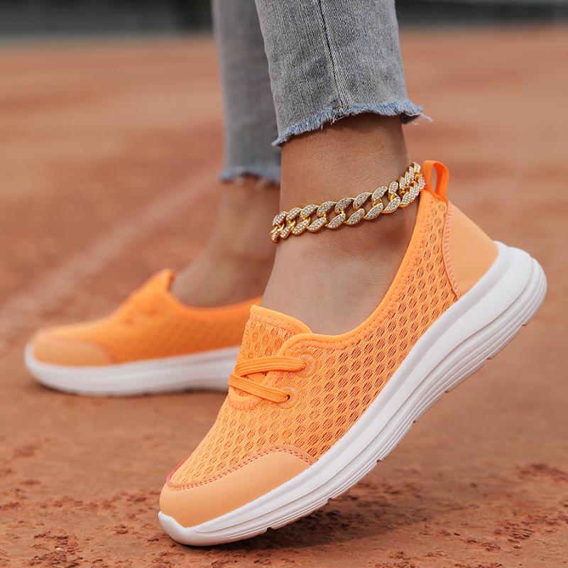 Spring Foot Lazy Shoes One-Foot Casual Women's Shoes Mother's Shoes Low-Top Flat-Sole Walking Shoes Comfortable Breathable