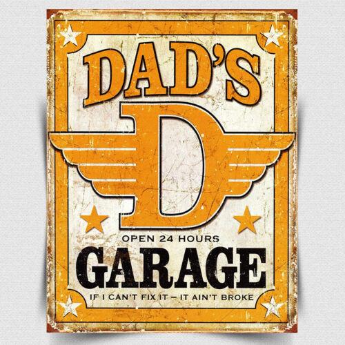 

VINTAGE RETRO METAL WALL SIGN PLAQUE MAN CAVE DADs GARAGE SHED GIFT PRESENTAluminum 20x30cm（7.8x11.8inch）