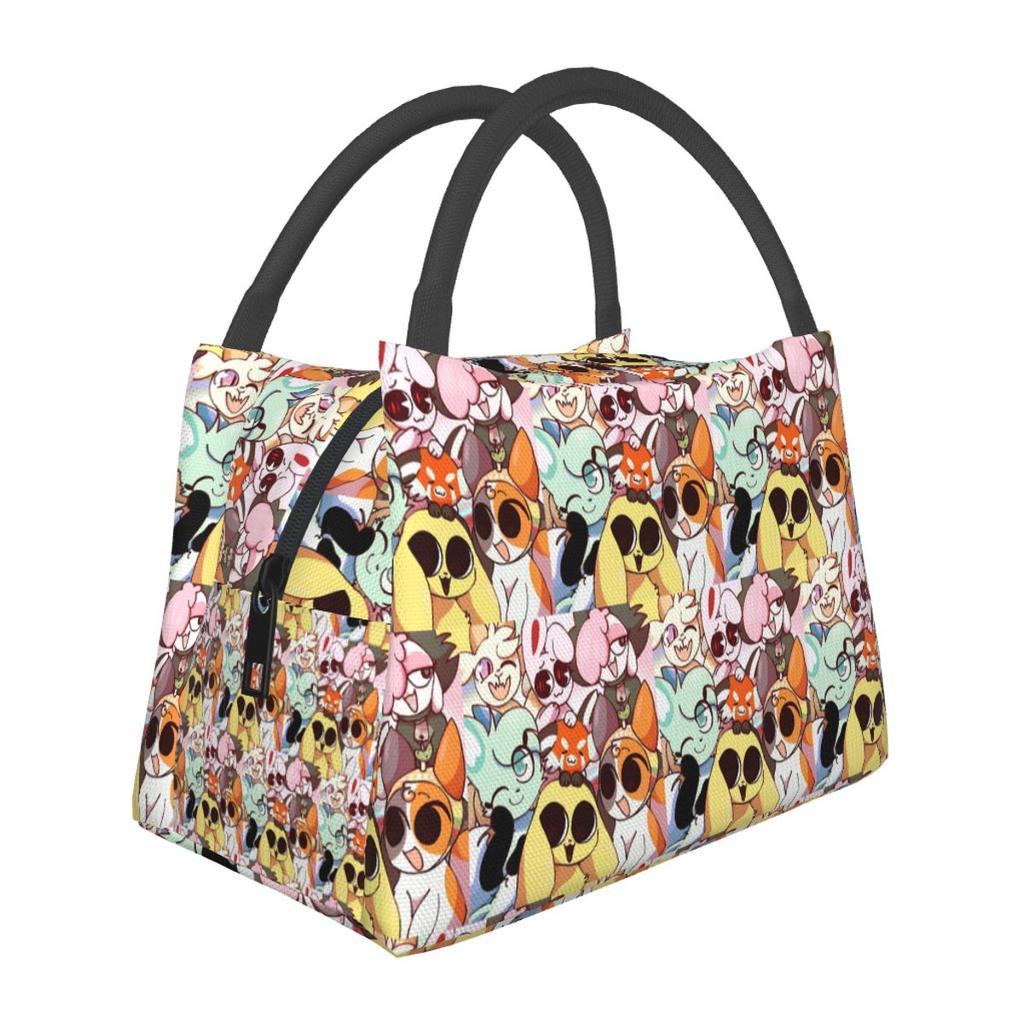 Chikn Nuggit Insulated Lunch Bag for Women Bento Storage Food Boxes Leakproof Container Cooler Thermal Lunch Box Tote