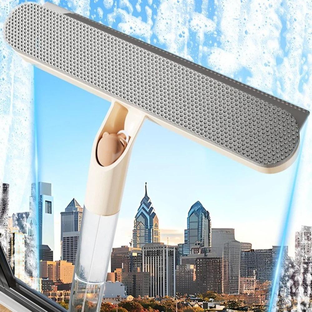 Extendable Glass Wiper Four-in-One Mirror Cleaner Glass Clean Scraper Shower