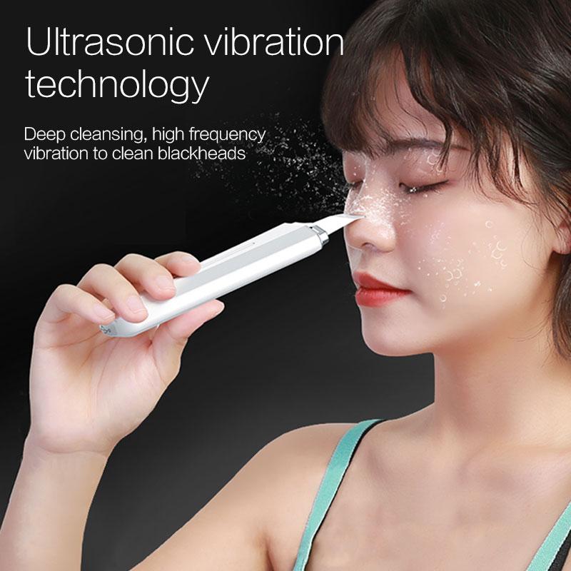 Portable Electric Facial Dead Skin Peeling Machine Professional Sonic Face Cleaning Spatula Ultrasonic Skin Scrubber
