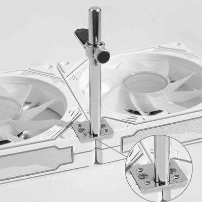 Adjustable Aluminum GPU Support Bracket Fan Mount Graphics Card Holder Prevents GPU Sag for Big Video Cards