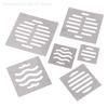 1Pc Square Floor Drain Cover Drain Hole Floor Drains Net Cover Stainless Steel Hair Catcher Filter Stopper Bathroom Parts