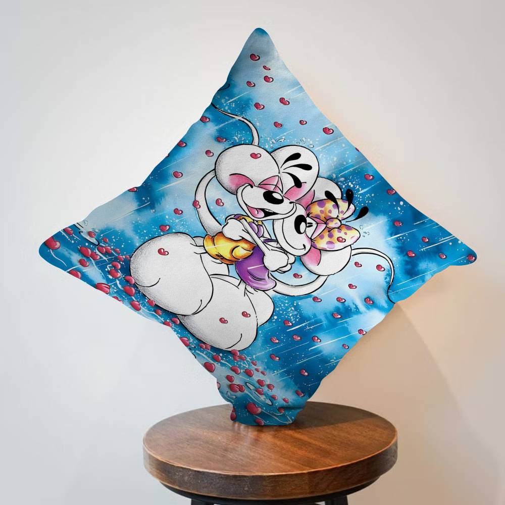 Character Diddl Cute Maple Design Cushion Cover Happy Autumn Harvest Decor Holiday Decorati Pillow Cover