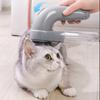 Elektrischer Tierhaarentferner Sauggerät Saugnapf Hund Katze Massage Reinigungs Gadget Tragbares Pflege-Vakuum-System Fellbürste