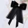 Rhinestone Hand-beaded Lace Necktie Tassels Decoration Shirt Tie Pearls Tie  Students